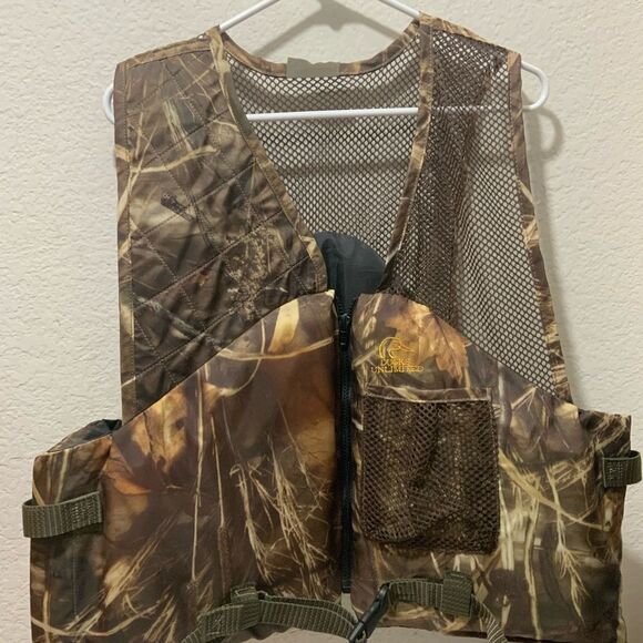 Stearns Ducks Unlimited Sport Vest Flotation Aid Adult XL Brown Camouflage - Picture 4 of 10